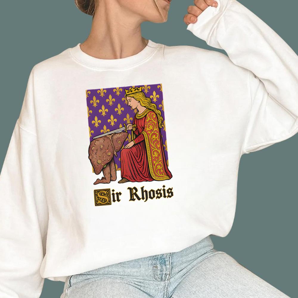 Funny Sir Rhosis Drinking Pun T-Shirt