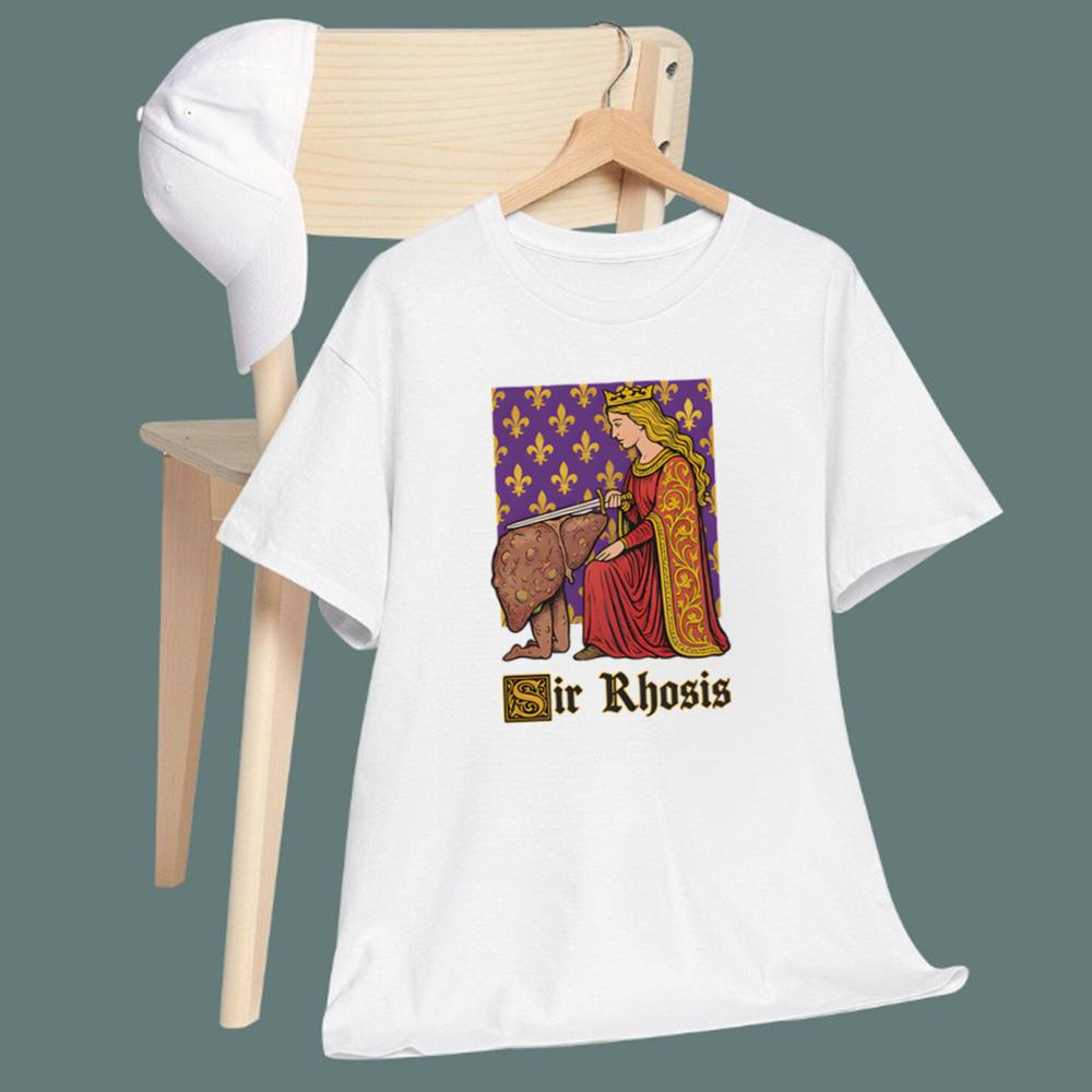 Funny Sir Rhosis Drinking Pun T-Shirt