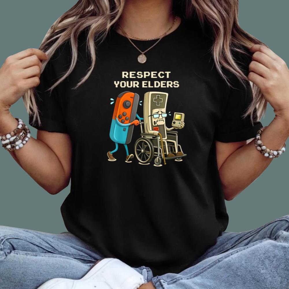 Gamer Respect Your Elders T-Shirt