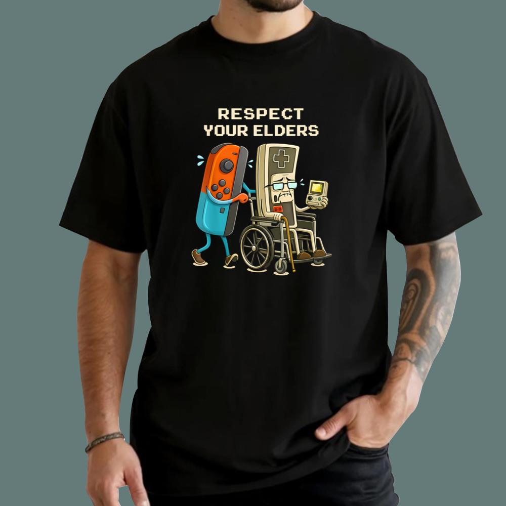 Gamer Respect Your Elders T-Shirt