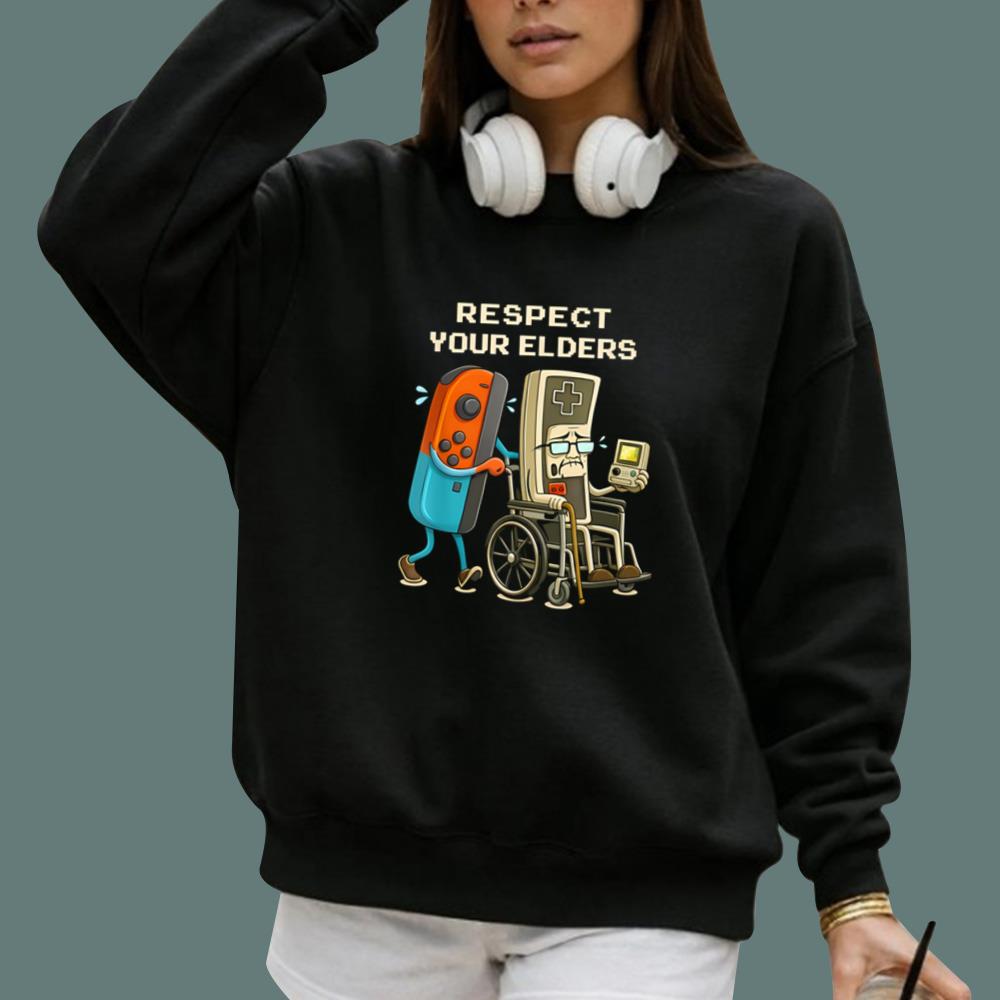 Gamer Respect Your Elders T-Shirt