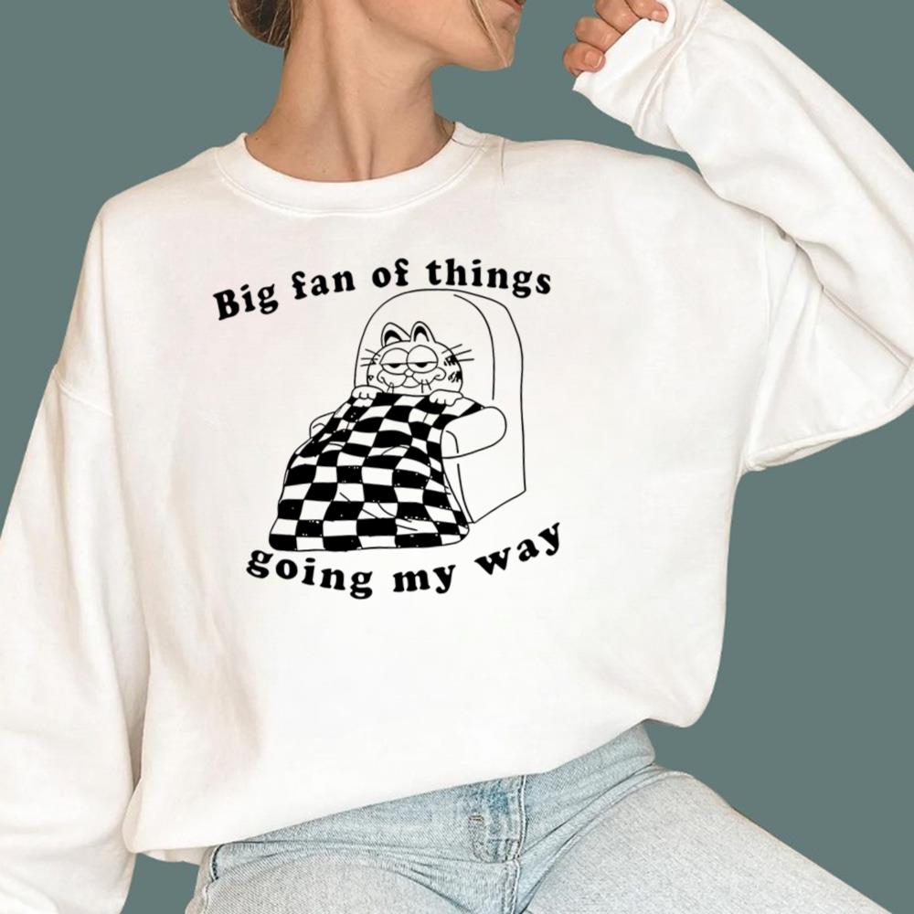 Garfield Big Fan Of Things Going My Way T-Shirt