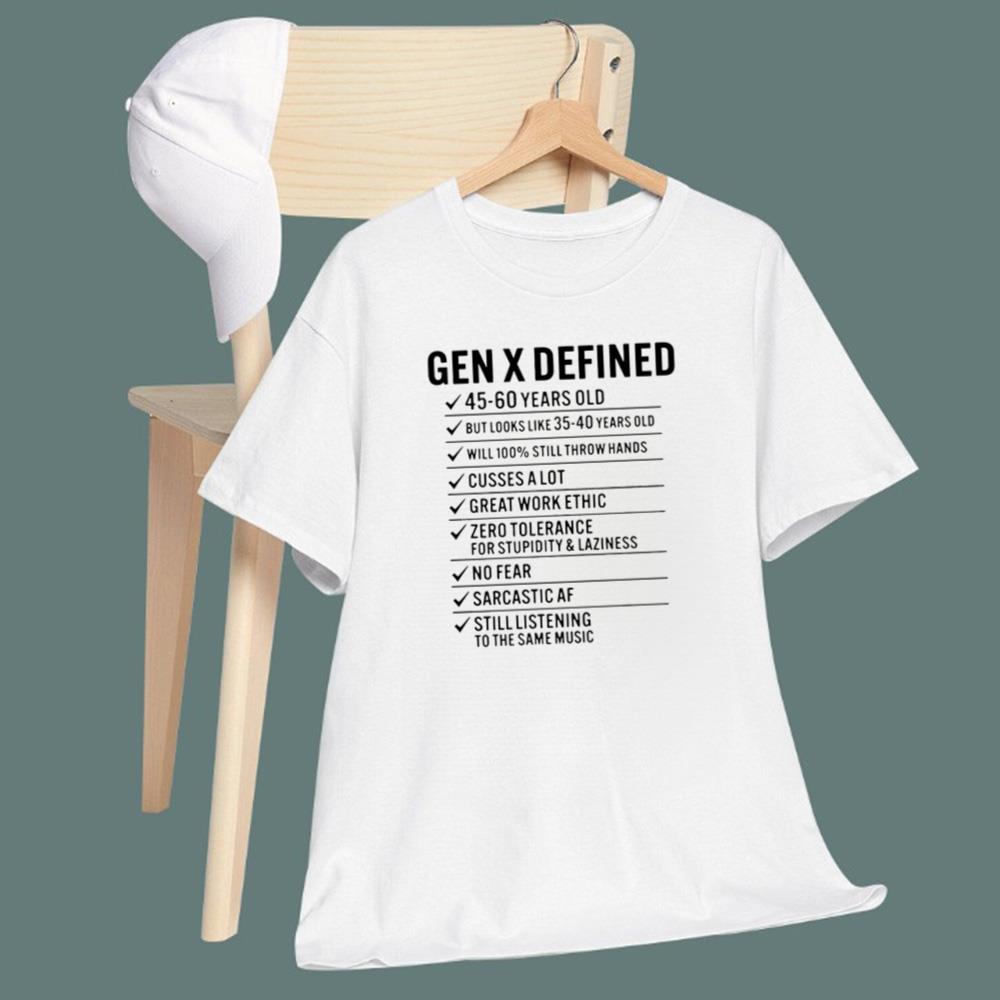 Gen X Defined 45 60 Years Old T-Shirt