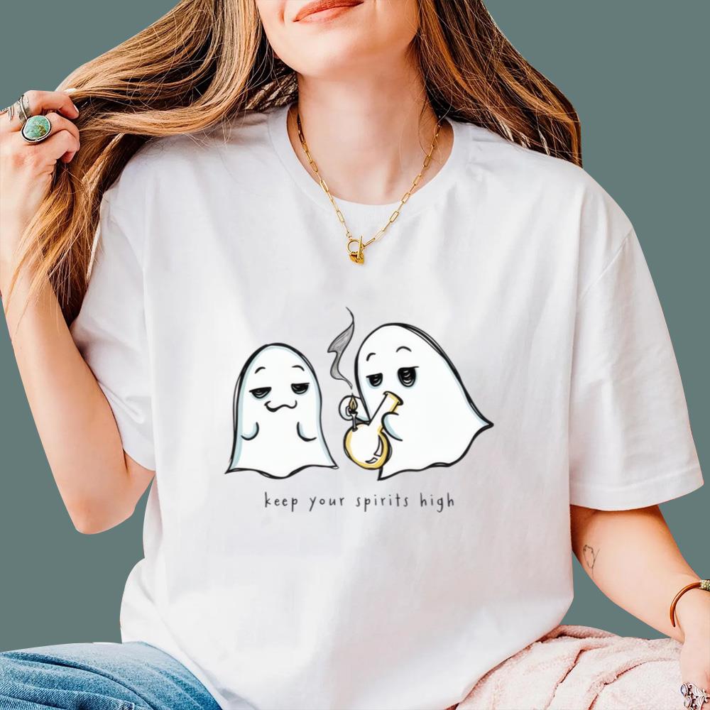 Ghost Smoking Keep Your Spirits High T-Shirt