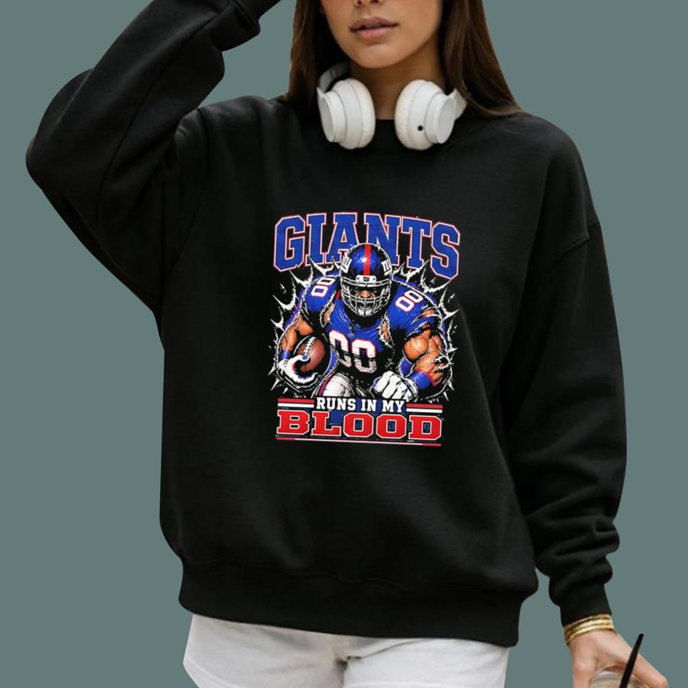 Giants Runs In My Blood T-Shirt