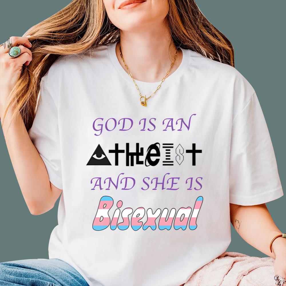 God Is An Atheist And She Is Bisexual T-Shirt