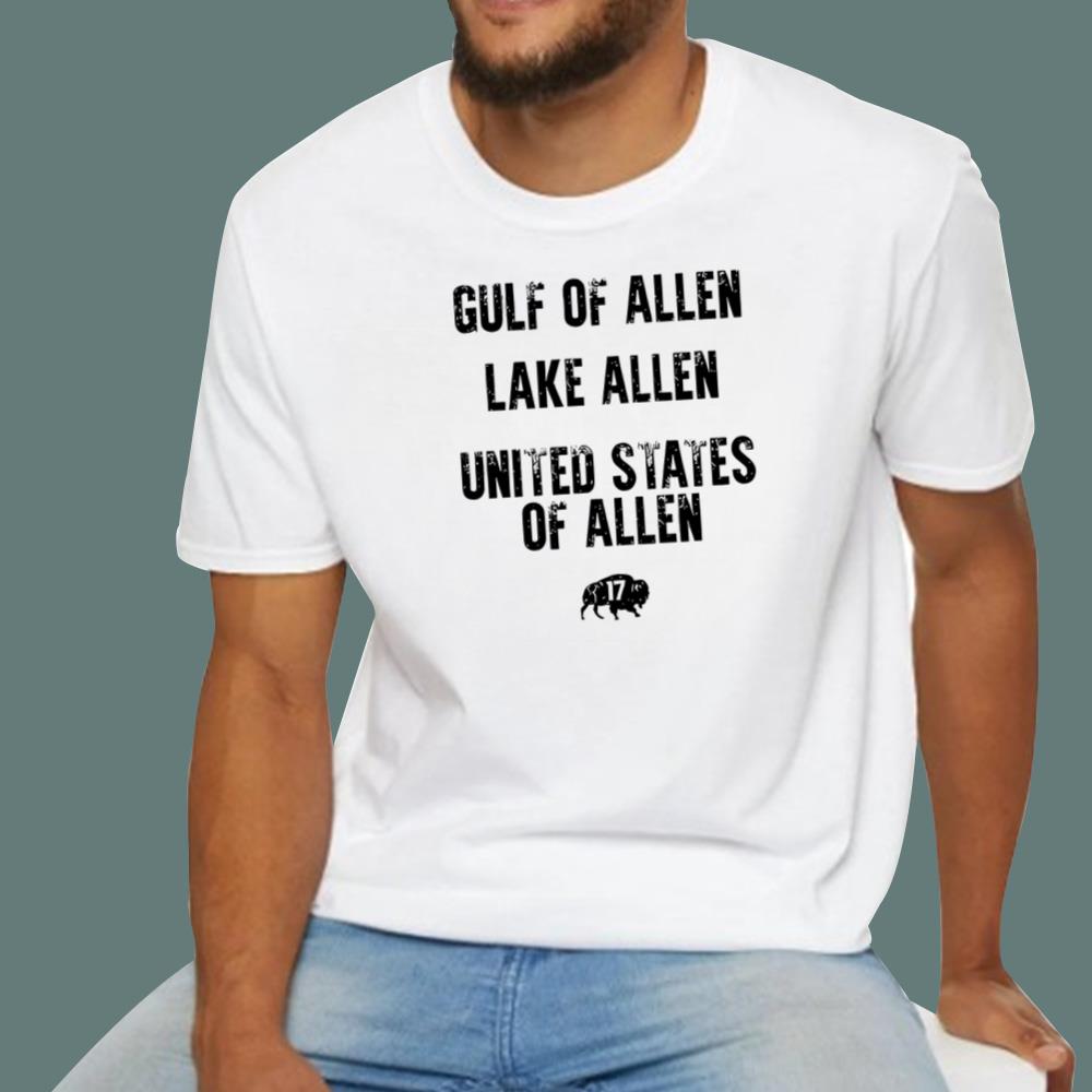 Gulf Of Allen Lake Allen United States Of Allen T-Shirt