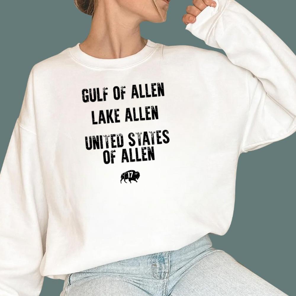 Gulf Of Allen Lake Allen United States Of Allen T-Shirt