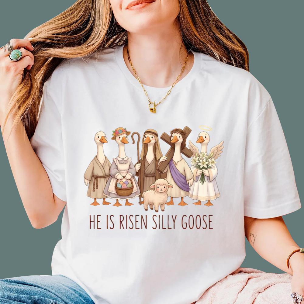 He Is Risen Silly Goose T-Shirt