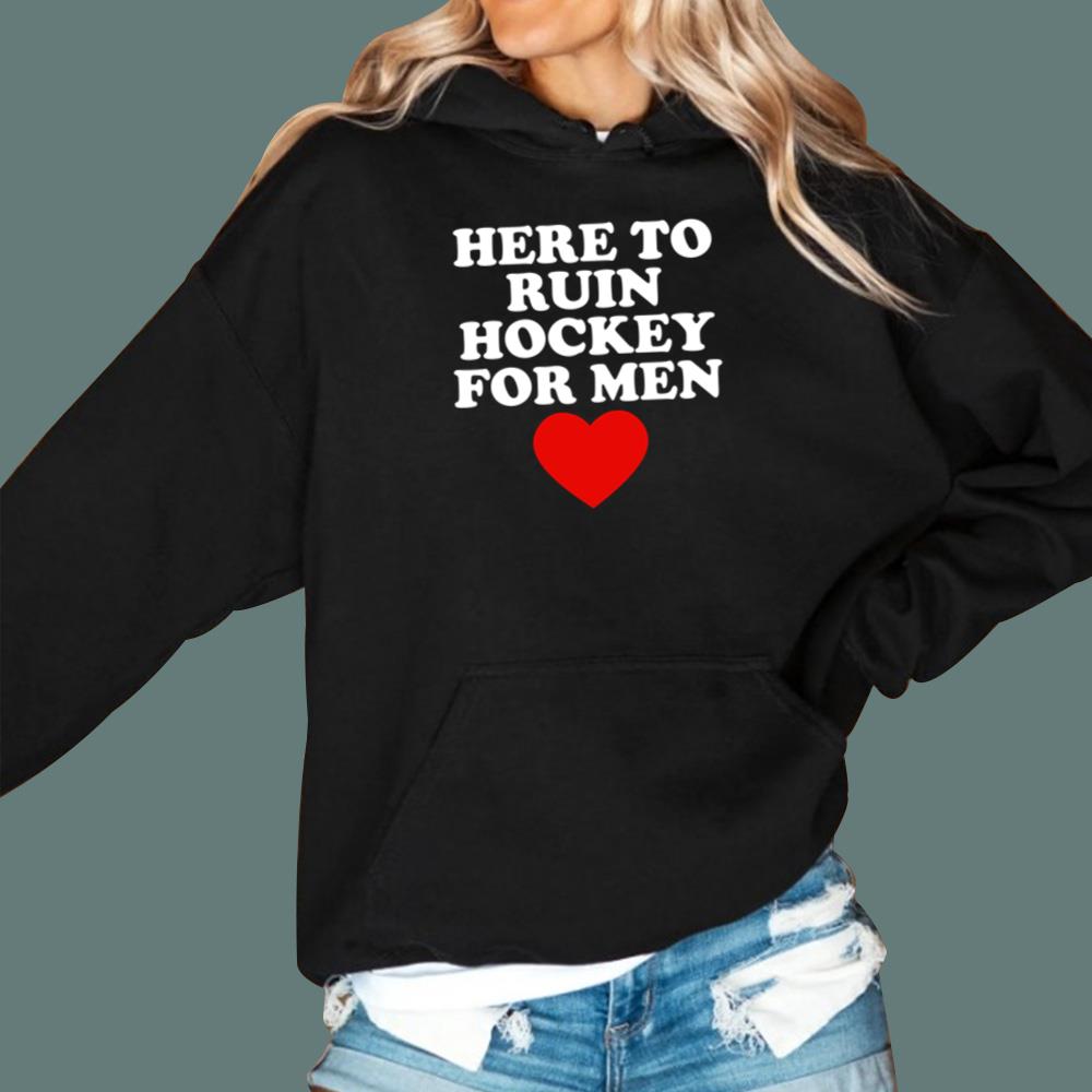 Here To Ruin Hockey For Men T-Shirt