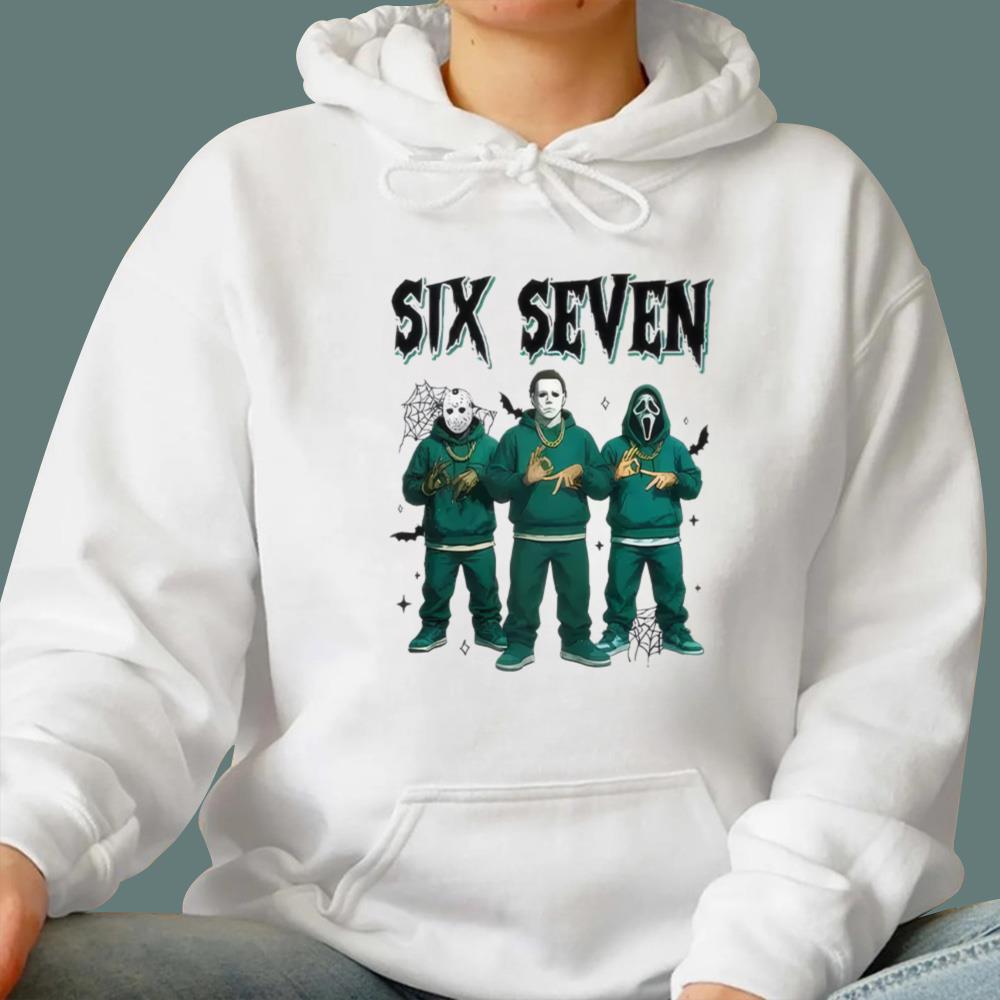 Horror Characters Six Seven T-Shirt