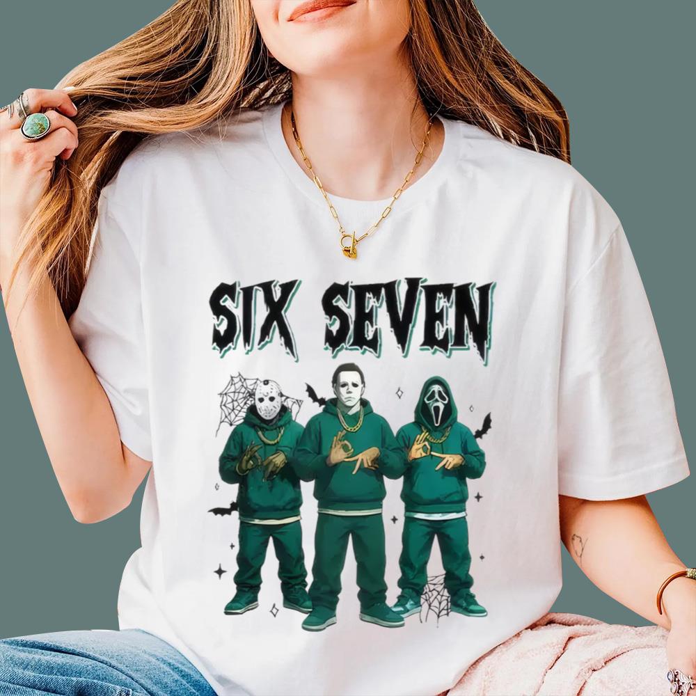 Horror Characters Six Seven T-Shirt
