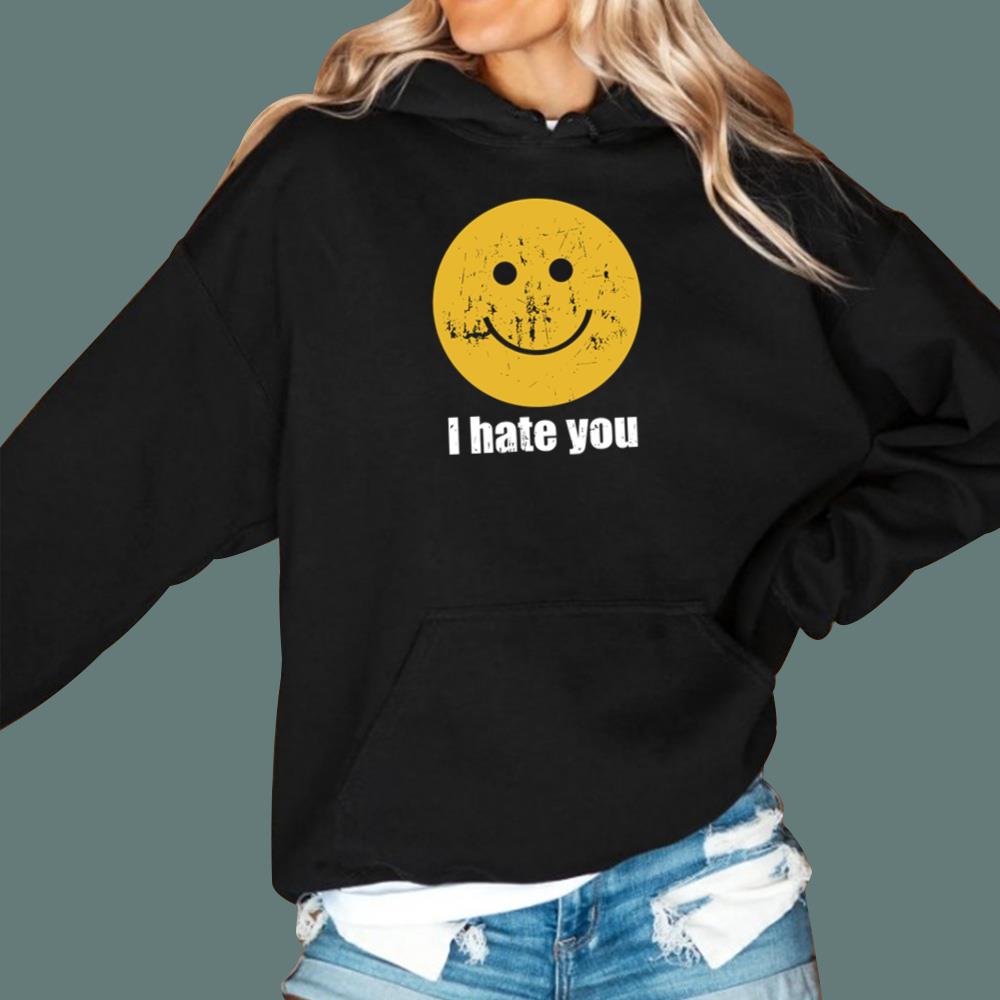 I Hate You Smiley Face T-Shirt