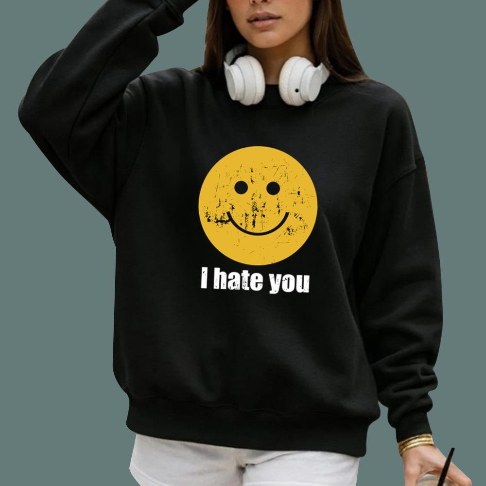 I Hate You Smiley Face T-Shirt