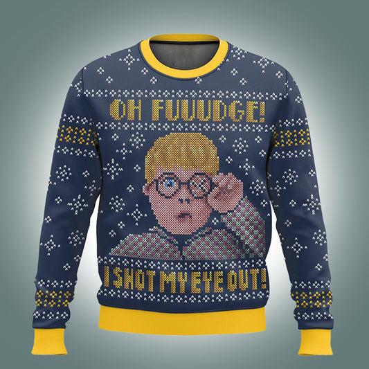 I Shot My Eye Out Ugly Christmas Sweater