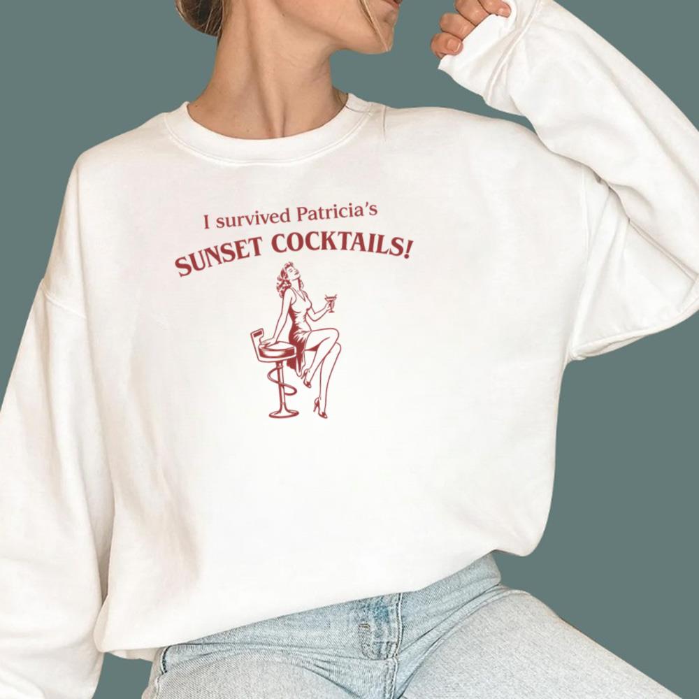 I Survived Patricia’s Sunset Cocktails T-Shirt