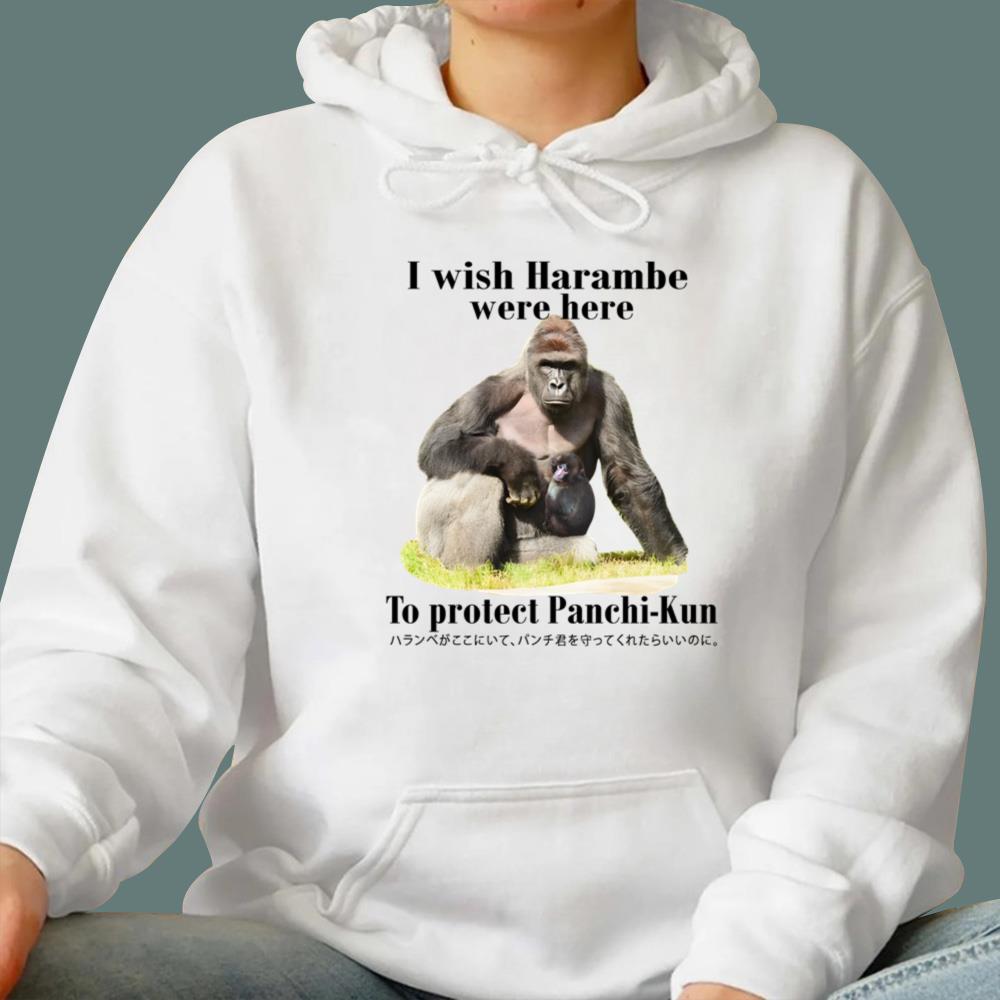 I Wish Harambe Were Here To Protect Panchi-Kun T-Shirt