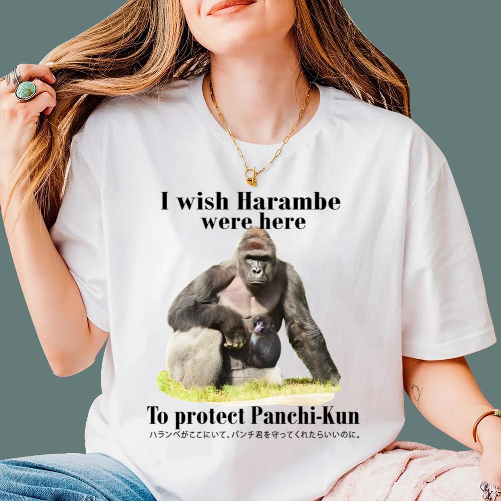 I Wish Harambe Were Here To Protect Panchi-Kun T-Shirt