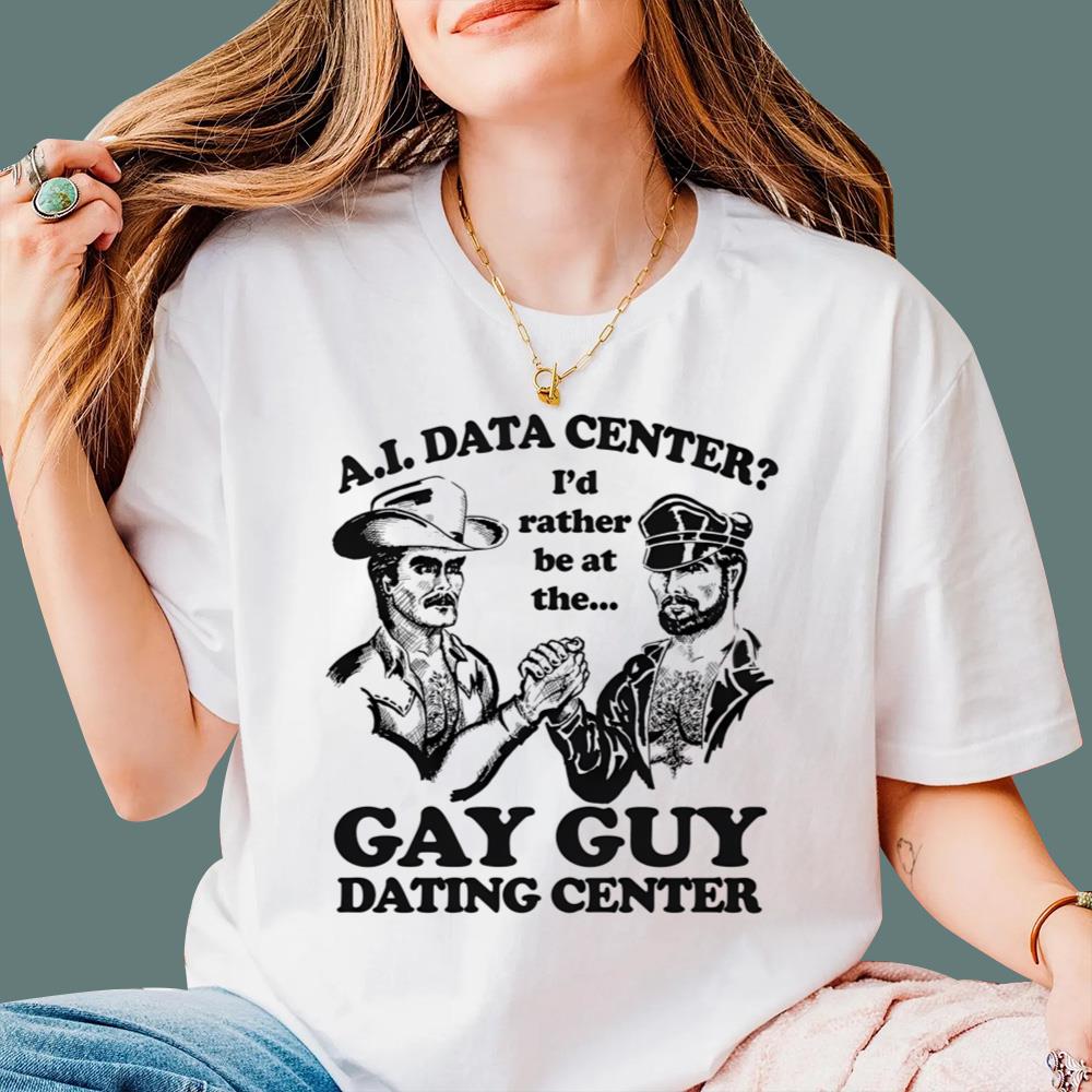 I'd Rather Be At The Gay Guy Dating Center T-Shirt