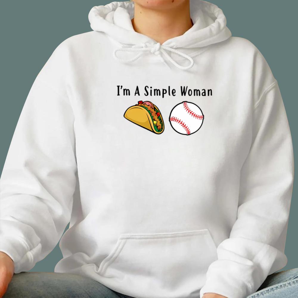 I’m A Simple Woman Tacos Baseball T-Shirt