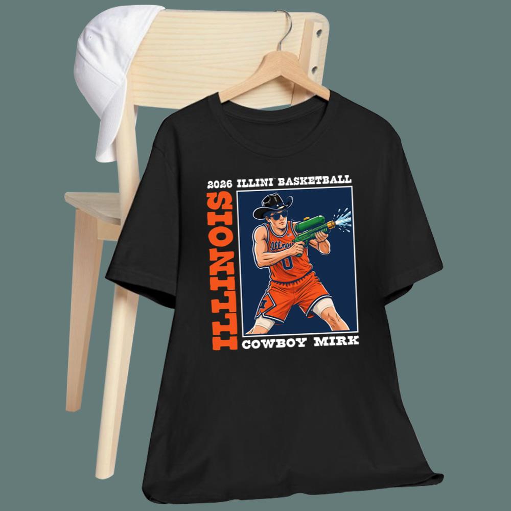 Illini Cowboy Mirk David Mirkovic T-Shirt