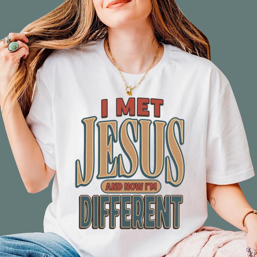 JT Tuimoloau I Met Jesus And Now I’m Different T-Shirt