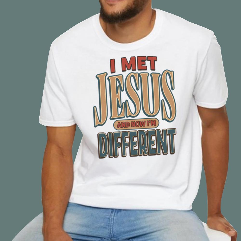 JT Tuimoloau I Met Jesus And Now I’m Different T-Shirt