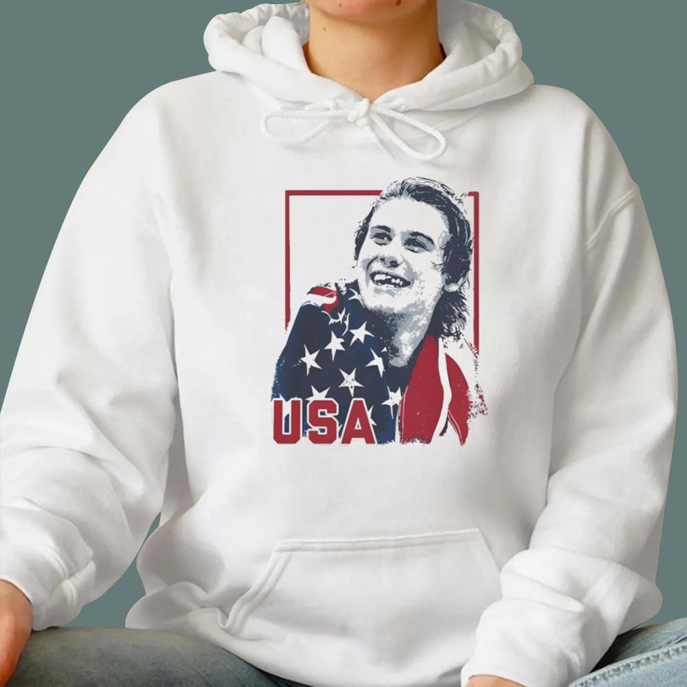 Jack Hughes USA Champion 2026 Hockey T-Shirt