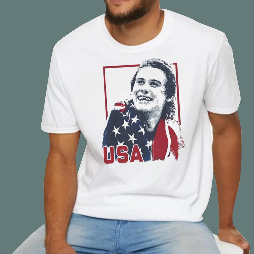 Jack Hughes USA Champion 2026 Hockey T-Shirt