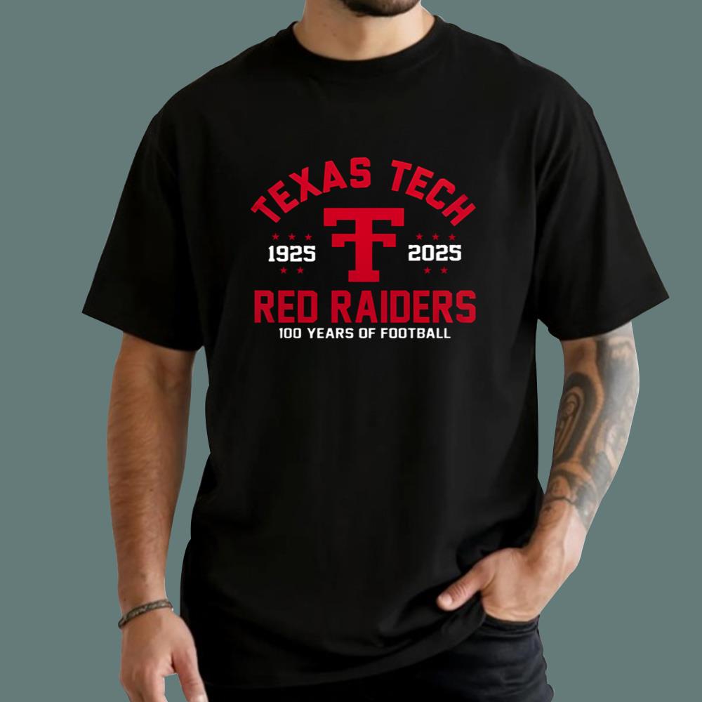 Jacob Rodriguez Texas Tech 100 Years Of Football 1925 2025 Hoodie