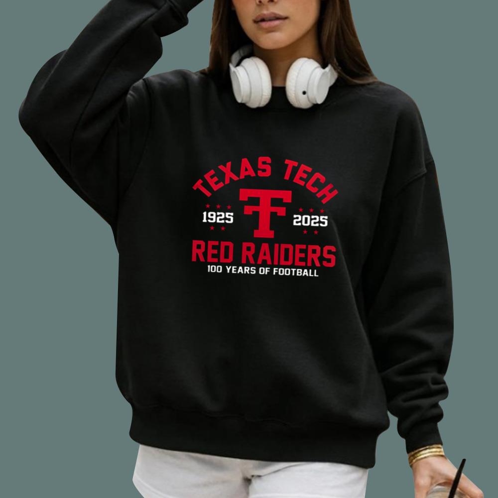 Jacob Rodriguez Texas Tech 100 Years Of Football 1925 2025 Hoodie