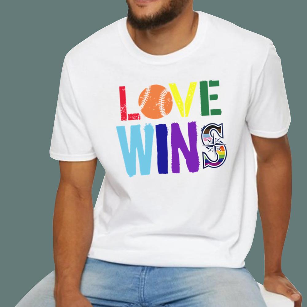 Julio Rodriguez Mariners Love Wins T-Shirt