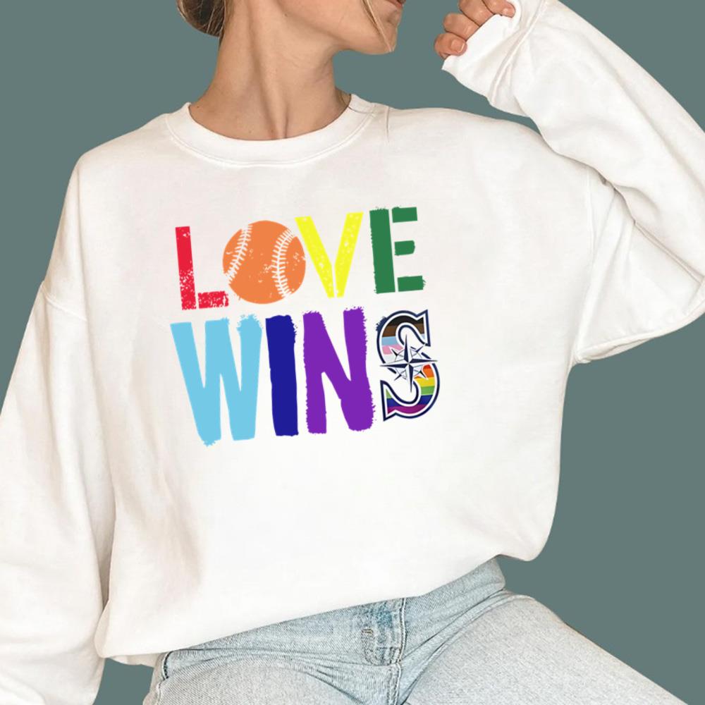 Julio Rodriguez Mariners Love Wins T-Shirt