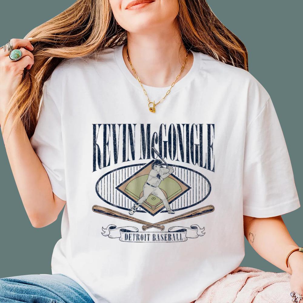 Kevin McGonigle Detroit Baseball Diamond Standouts T-Shirt