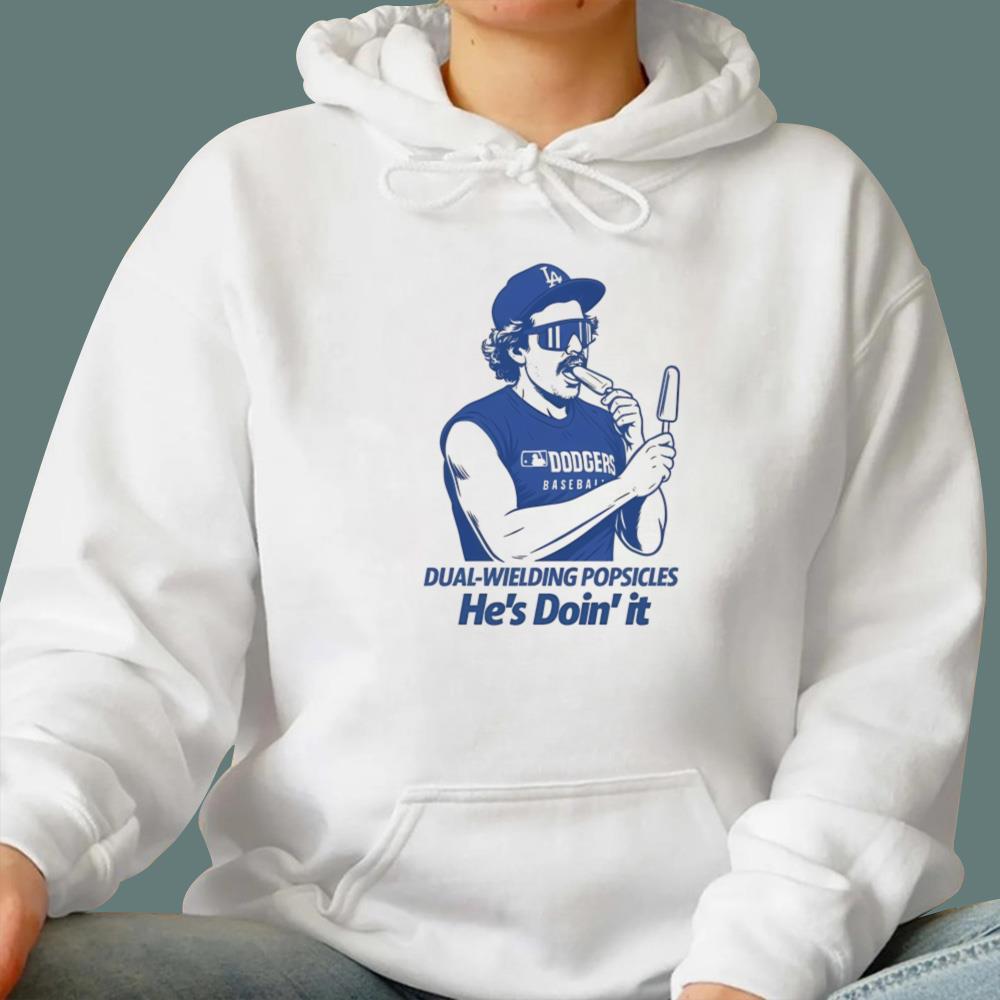 Kiké Hernandez Dual Wielding Popsicles He's Doin' It T-Shirt