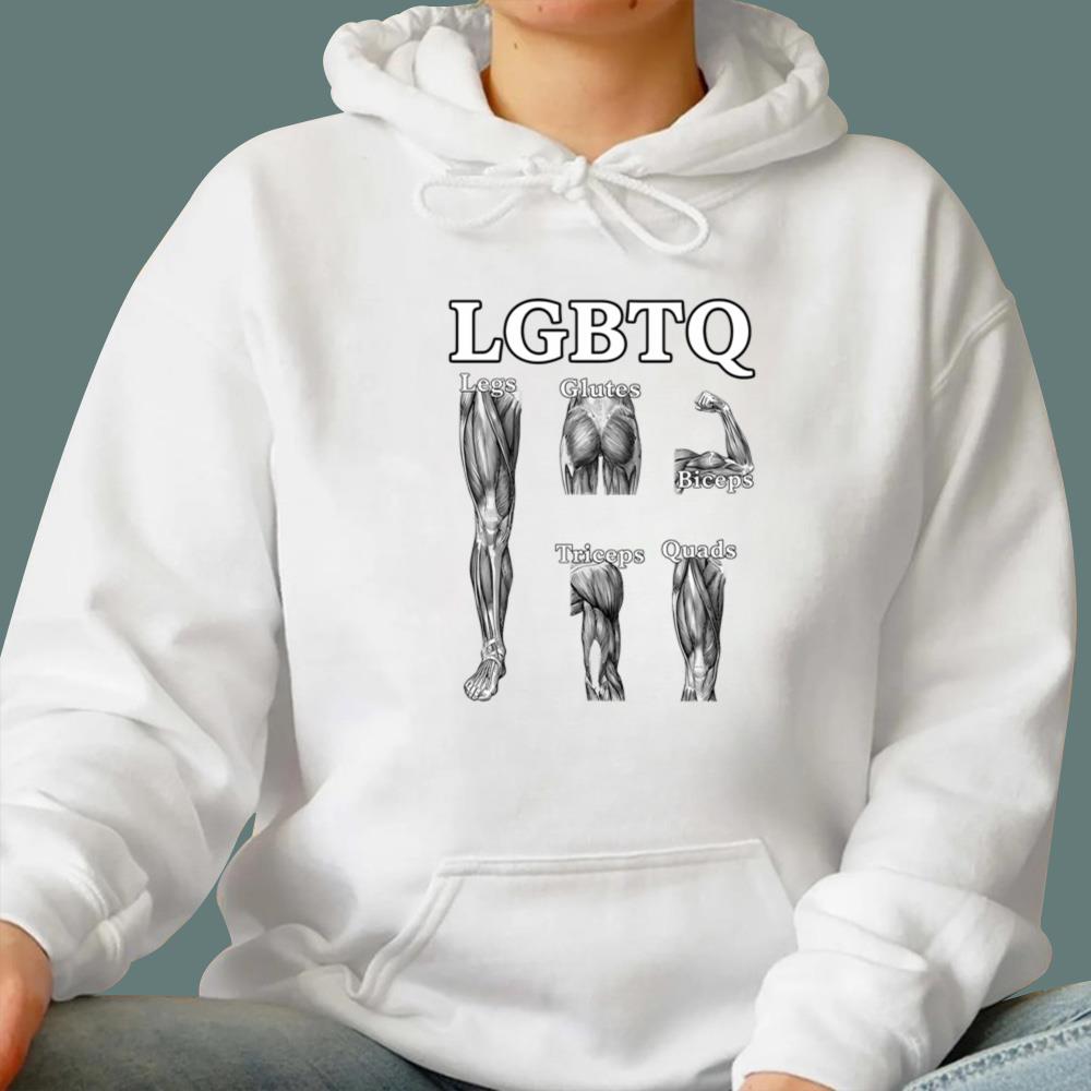 LGBTQ Legs Glutes Biceps Tricpes Quads T-Shirt