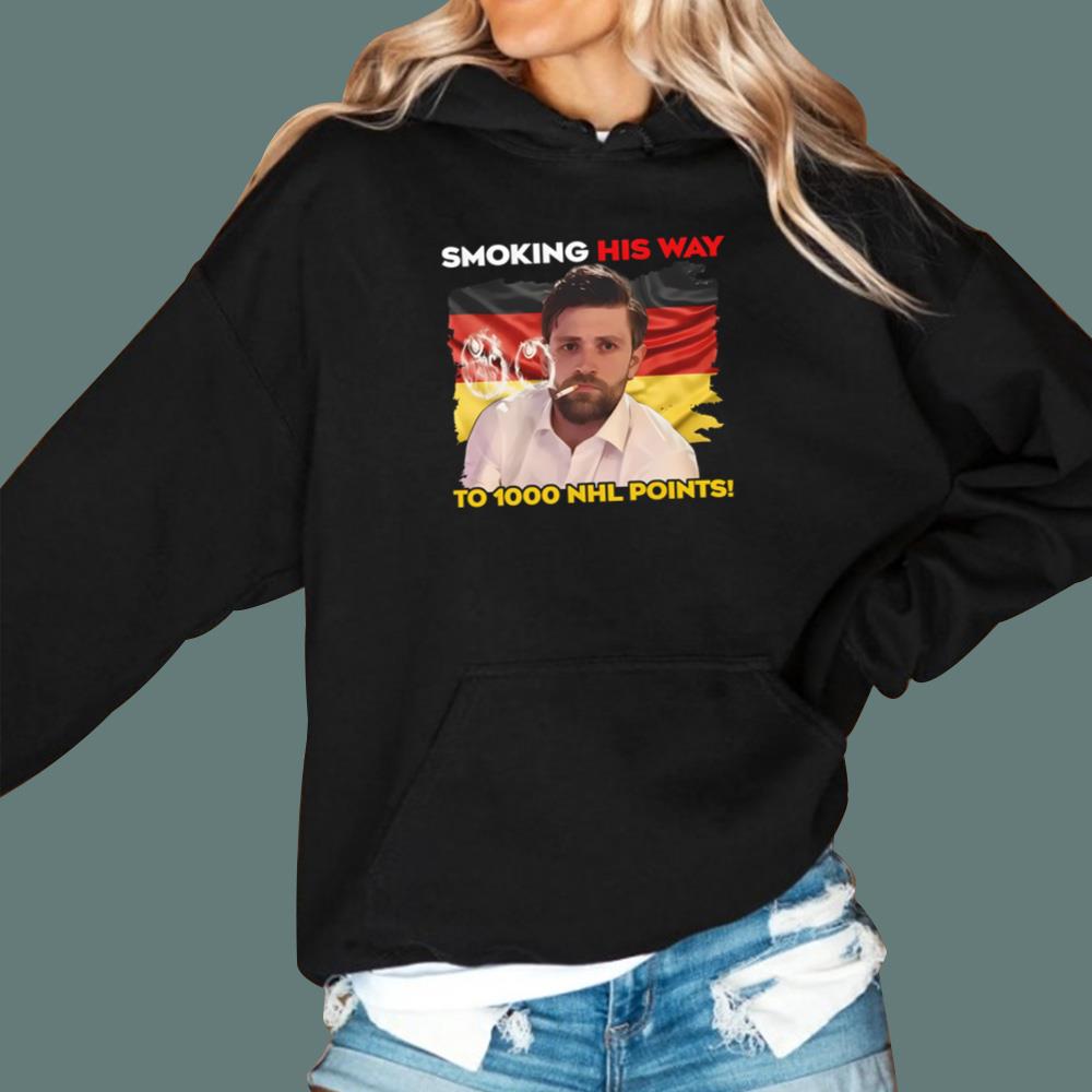 Leon Draisaitl Smoking His Way To 1000 Points T-Shirt
