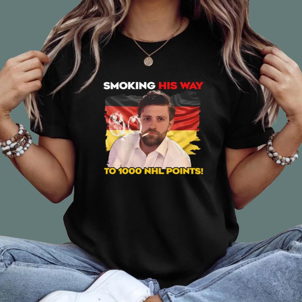 Leon Draisaitl Smoking His Way To 1000 Points T-Shirt