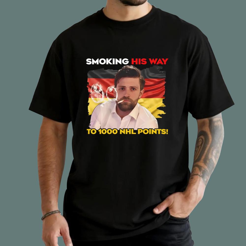 Leon Draisaitl Smoking His Way To 1000 Points T-Shirt