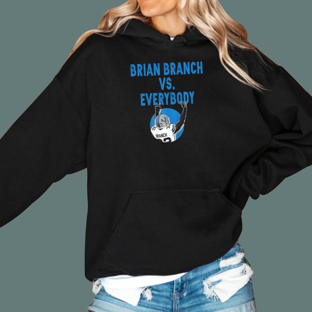 Lions Brian Branch Vs Everybody T-Shirt