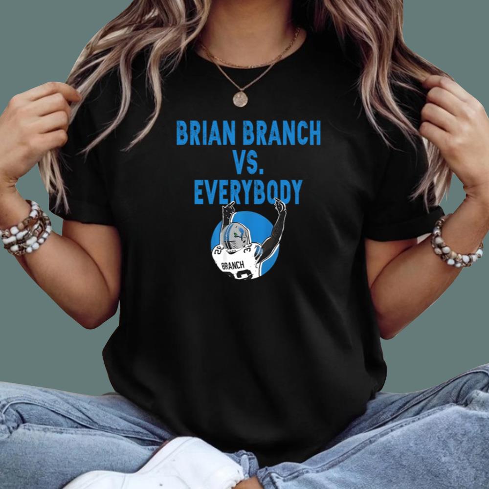 Lions Brian Branch Vs Everybody T-Shirt