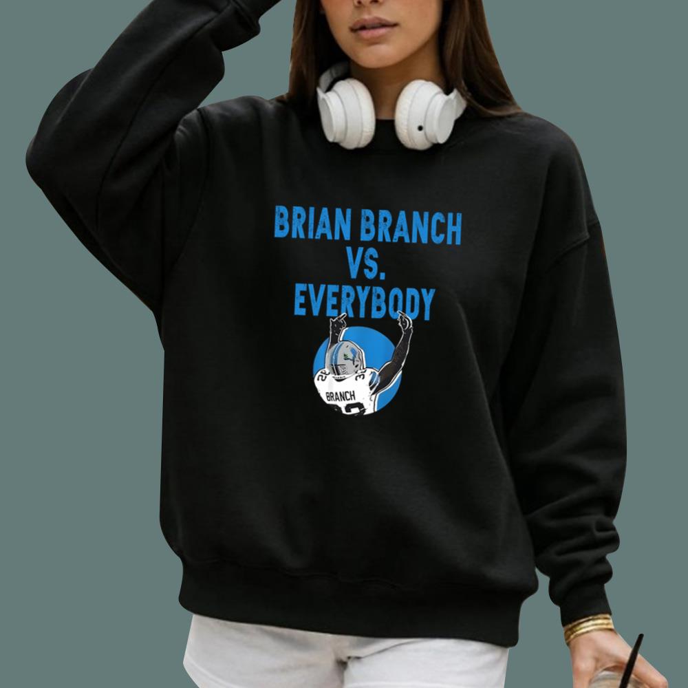 Lions Brian Branch Vs Everybody T-Shirt