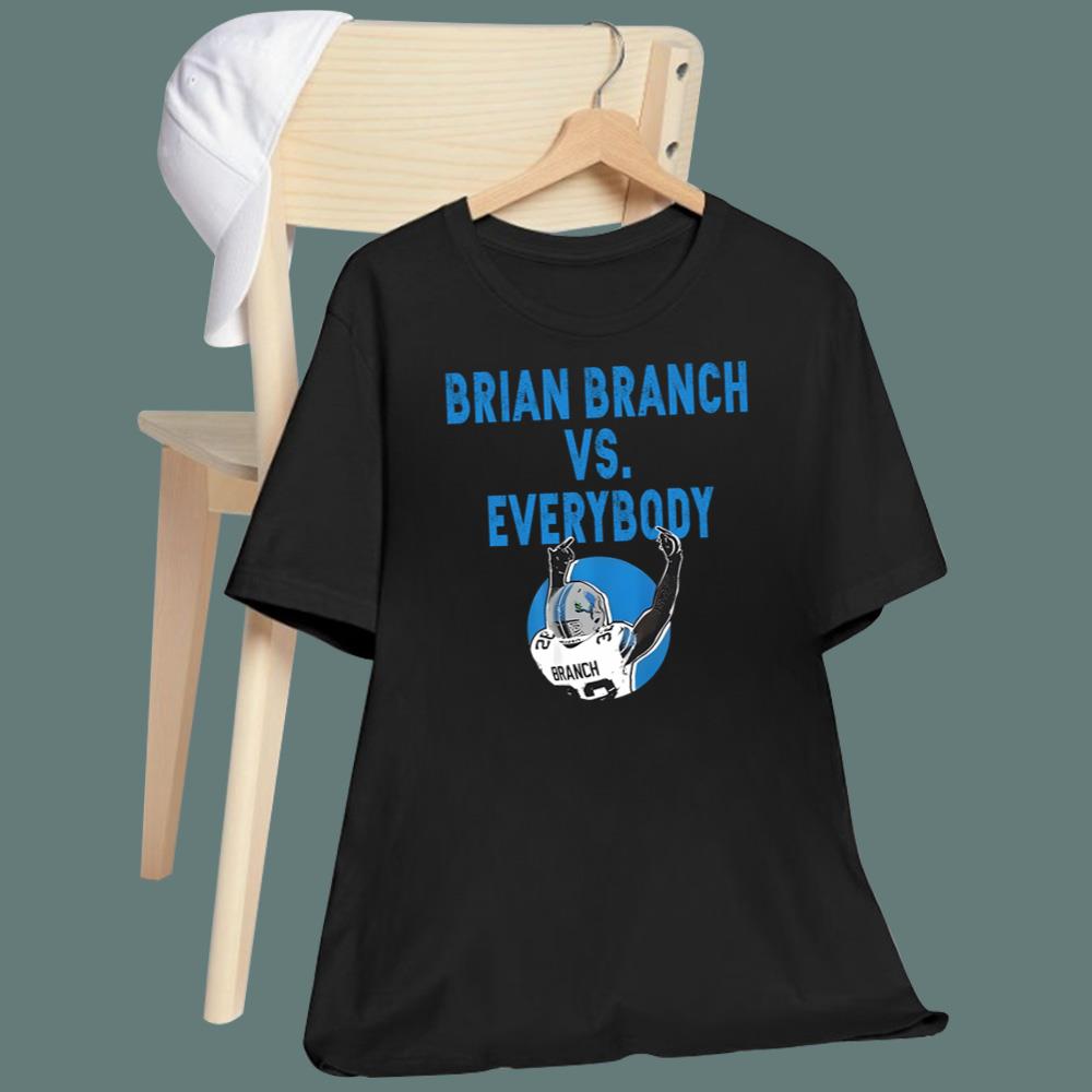Lions Brian Branch Vs Everybody T-Shirt