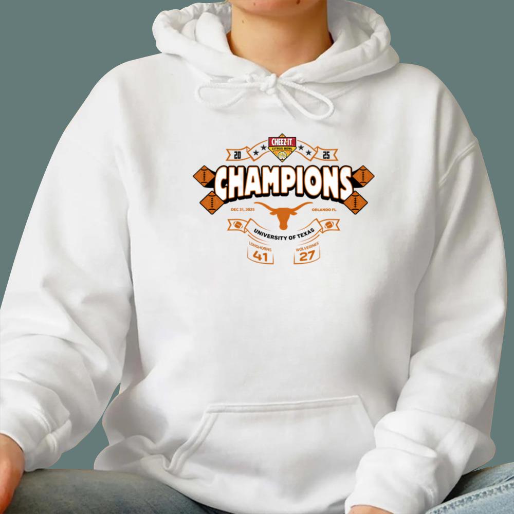 Longhorns 2025 Cheez-It Citrus Bowl Champions T-Shirt