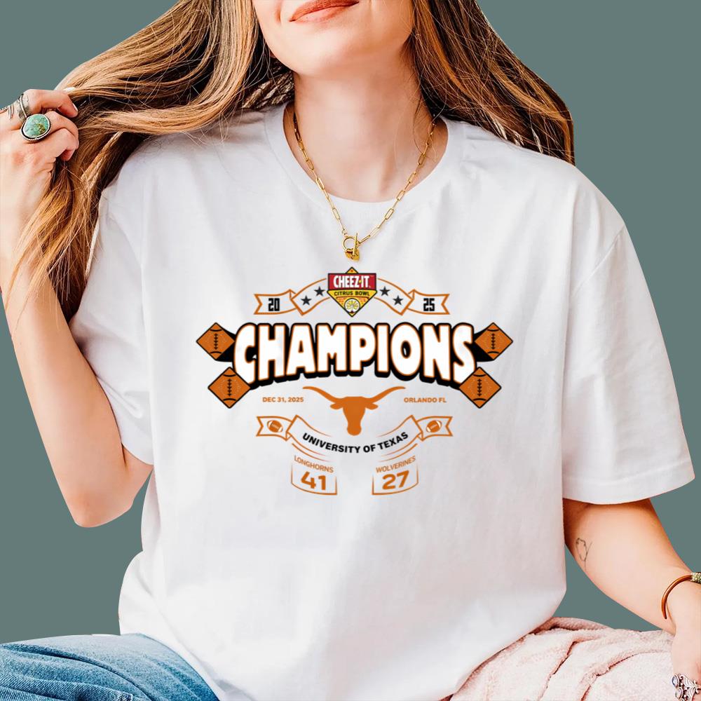 Longhorns 2025 Cheez-It Citrus Bowl Champions T-Shirt