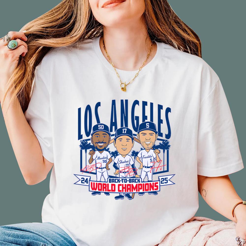 Los Angeles Baseball Back-to-Back World Champions 2025 T-Shirt