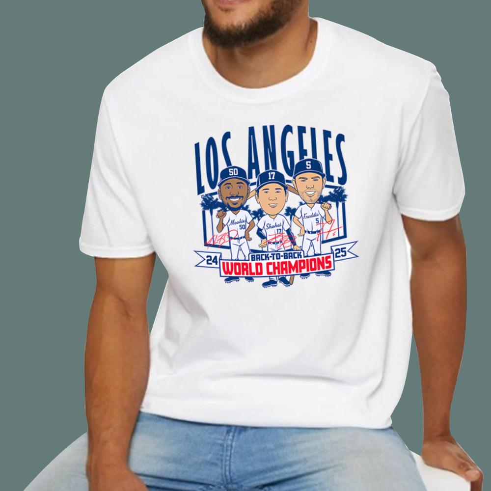 Los Angeles Baseball Back-to-Back World Champions 2025 T-Shirt