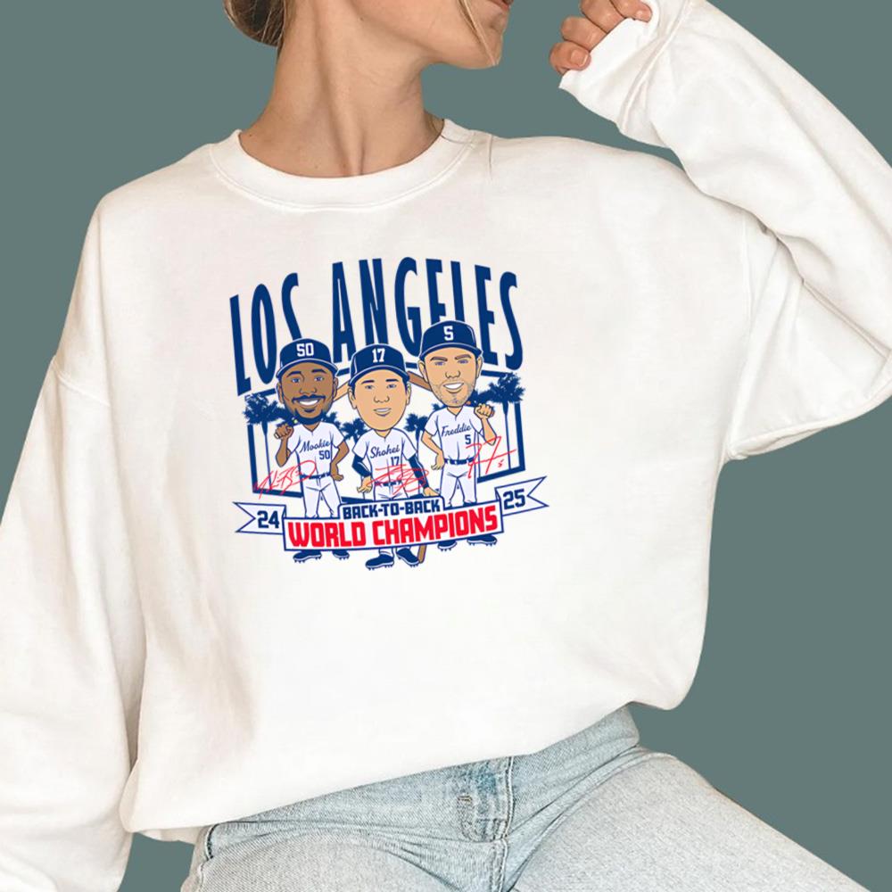 Los Angeles Baseball Back-to-Back World Champions 2025 T-Shirt