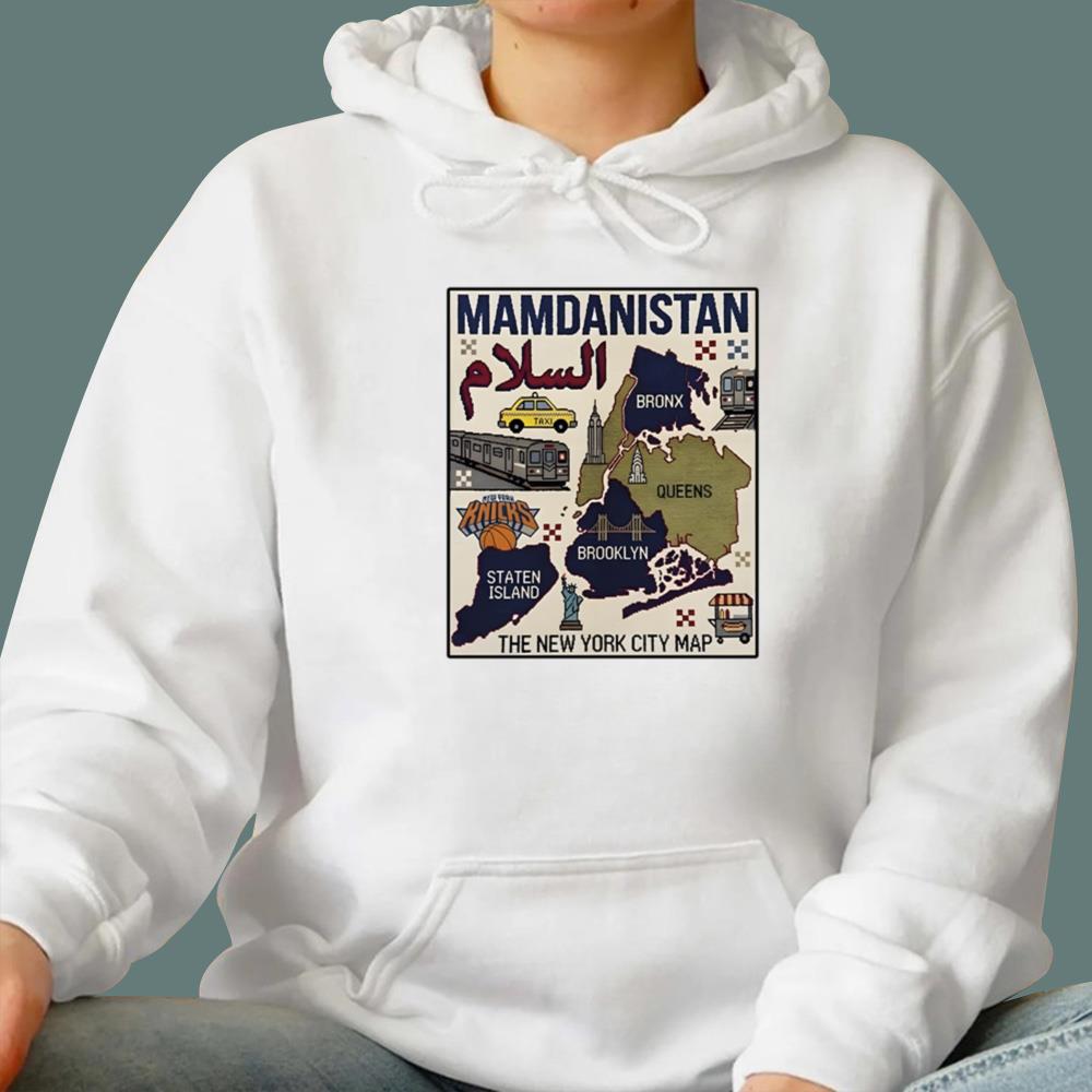 Mamdanistan The New York City Map T-Shirt