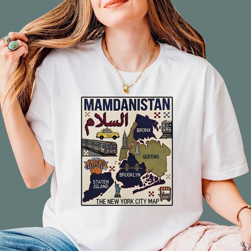 Mamdanistan The New York City Map T-Shirt